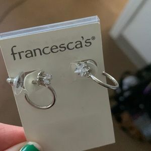 Silver Star Earrings